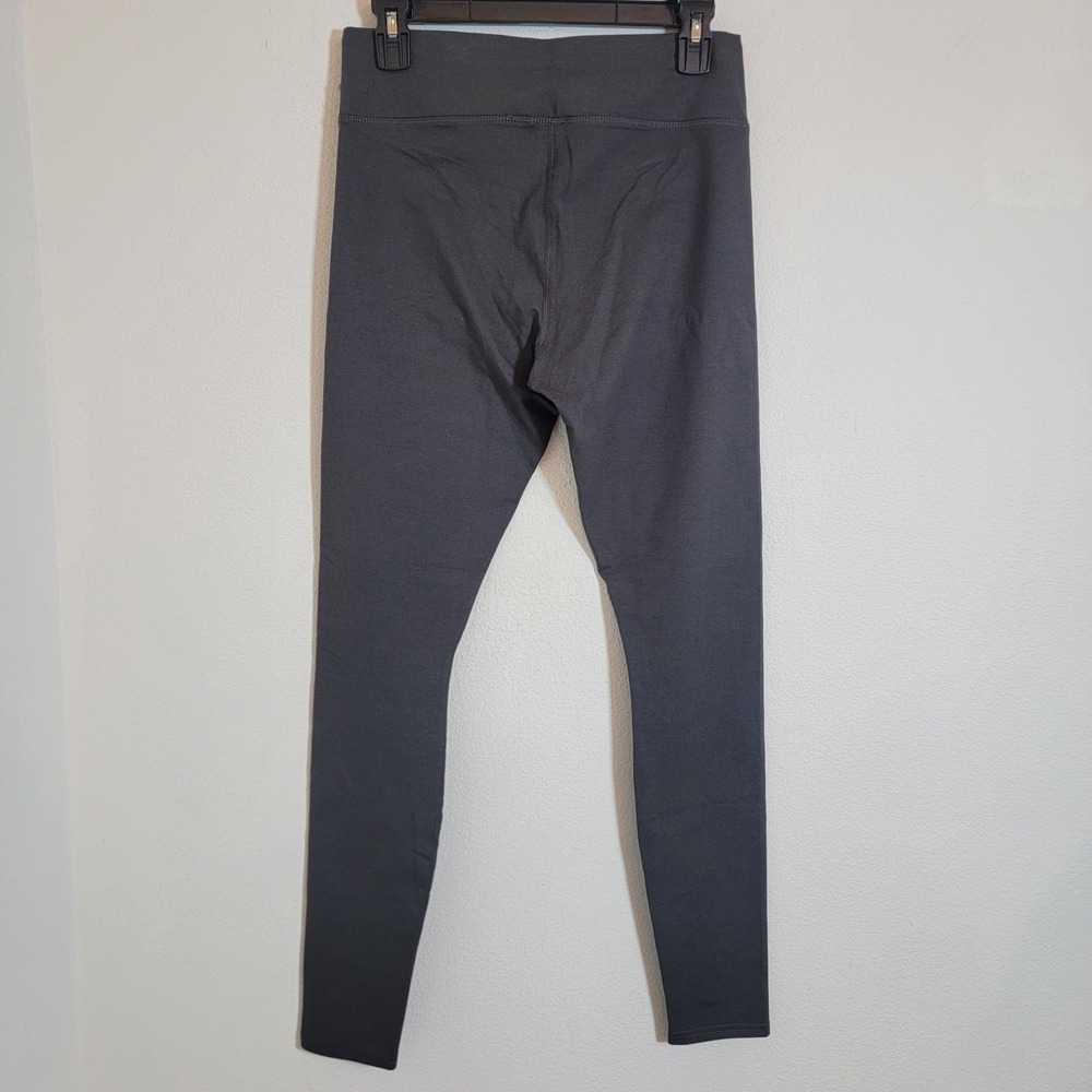 Pact Organic On the Go-To Legging Charcoal Gray Medium Pull On Pilates Yoga EUC